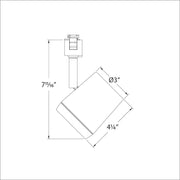 WAC 7030 Oculux 32W LED Track Head, 3000K
