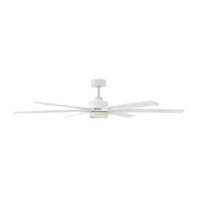 Hinkley 910566 Valor 66" Outdoor Smart Ceiling Fan with LED Light Kit - Matte White