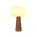 Accord 7094 Conical 1-lt 18" Tall LED Table Lamp - Imbuia