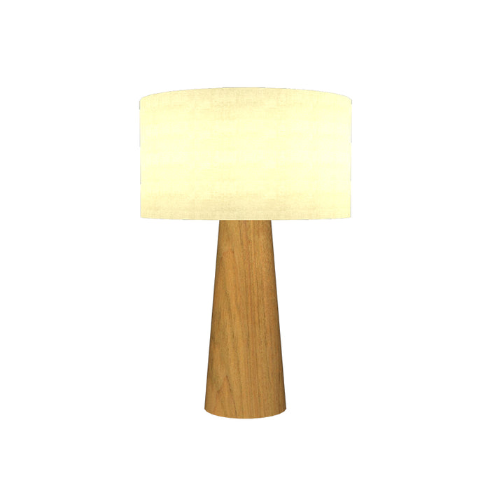 Accord 7094 Conical 1-lt 18" Tall LED Table Lamp - Louro Freijo