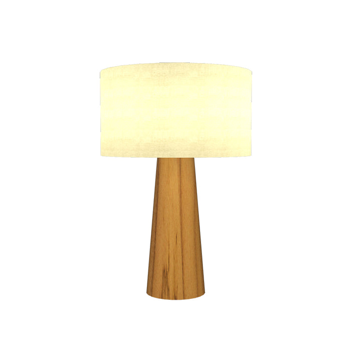 Accord 7094 Conical 1-lt 18" Tall LED Table Lamp - Teak