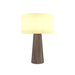 Accord 7094 Conical 1-lt 18" Tall LED Table Lamp - American Walnut