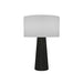Accord 7094 Conical 1-lt 18" Tall LED Table Lamp - Charcoal