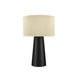 Accord 7094 Conical 1-lt 18" Tall LED Table Lamp - ​​Organic Black