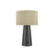 Accord 7094 Conical 1-lt 18" Tall LED Table Lamp - Organic Lead Grey