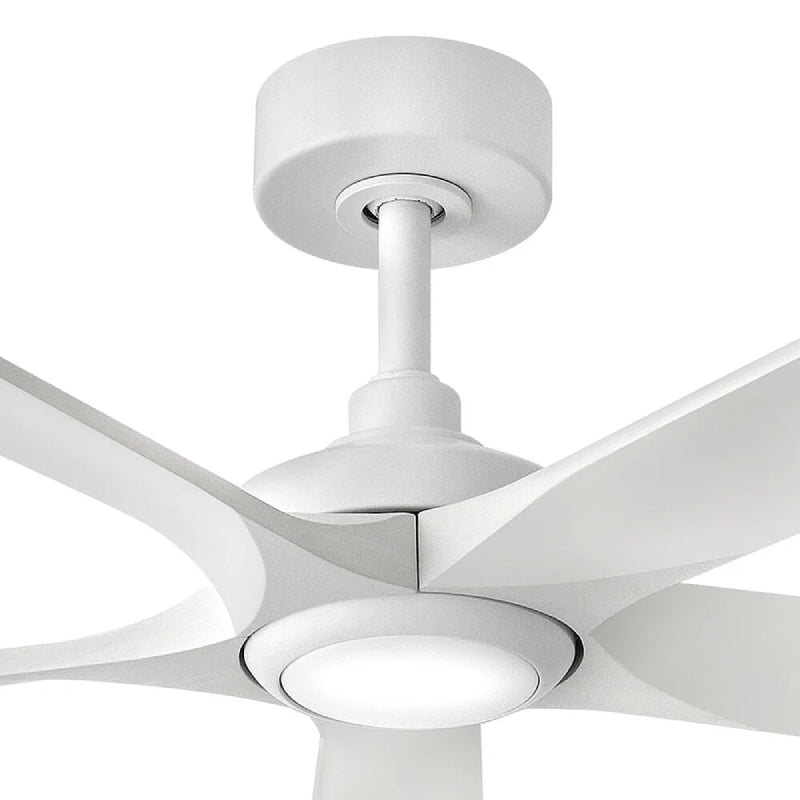 Hinkley 907358 Layton 58" Smart Ceiling Fan with LED Light Kit - Matte White