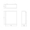 Sonneman 7105 Flat Box 1-lt 7" Tall Indoor/Outdoor LED Wall Sconce