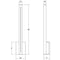 Sonneman 7113 Stripe 24" Tall Indoor/Outdoor LED Wall Sconce