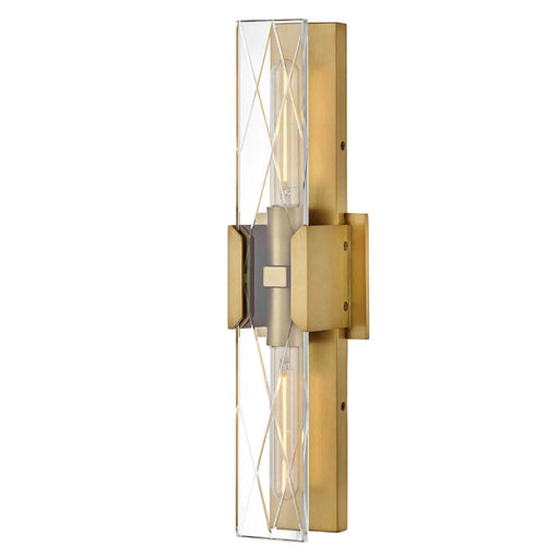 Hinkley 57062 Monte 2-lt 20" Tall LED Wall Sconce - Heritage Brass