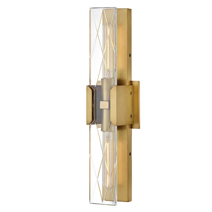 Hinkley 57062 Monte 2-lt 20" Tall LED Wall Sconce - Heritage Brass