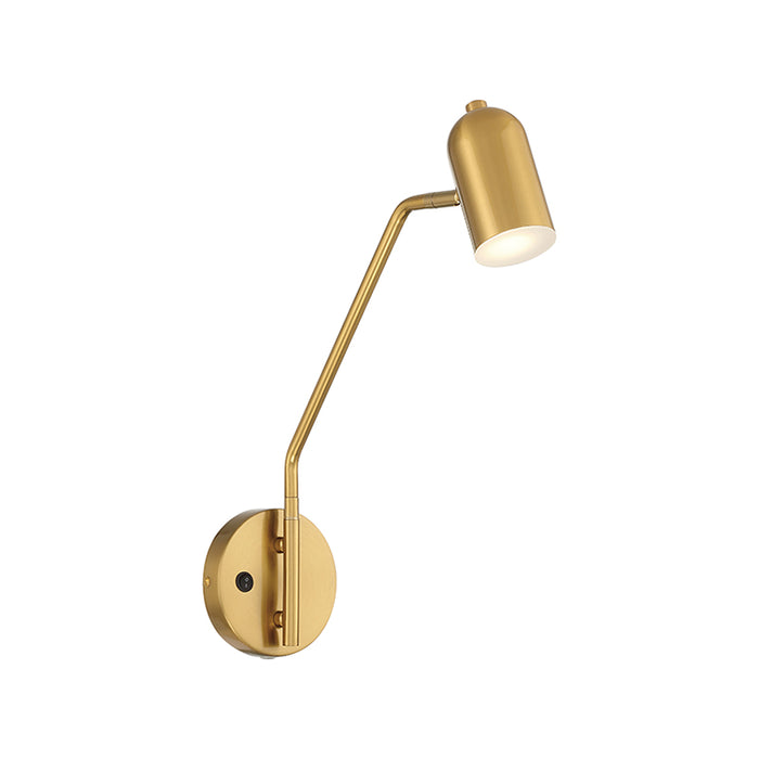 Access 72016LEDD Lizbo 1-lt 16" Tall LED Reading Light - Antique Brushed Brass