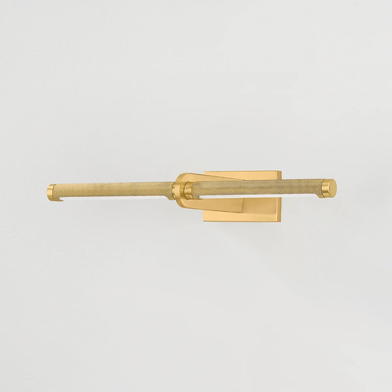 Hudson Valley 7218 Deptford 2-lt 18" LED Picture Light - Aged Brass