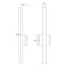 Sonneman 7240 Sword 24" Tall LED Wall Sconce