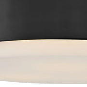Hinkley 30075 Cedric 3-lt 18" LED Flush Mount - Black