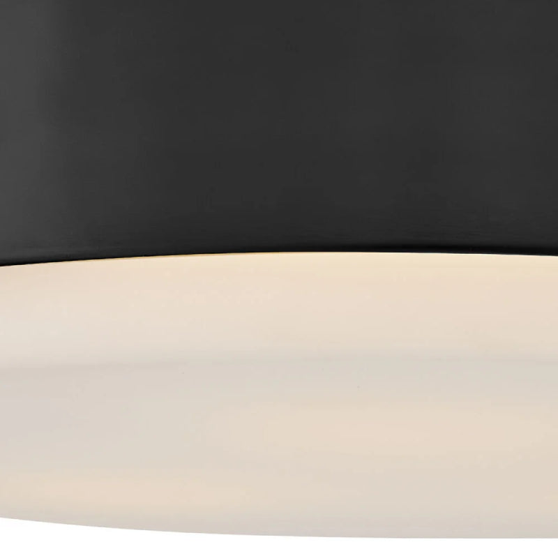 Hinkley 30075 Cedric 3-lt 18" LED Flush Mount - Black