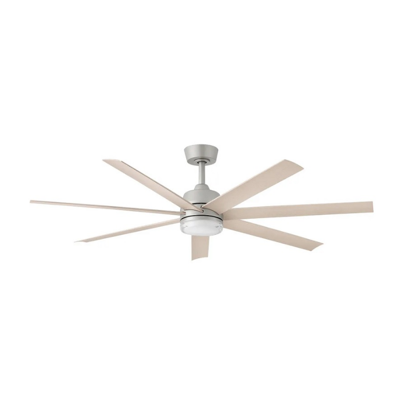 Hinkley 910656 Current 56" Smart Ceiling Fan with LED Light Kit - Brushed Nickel