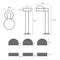 Sonneman 7303 Reals 16" Tall LED Bollard - Plate Cap / Lens