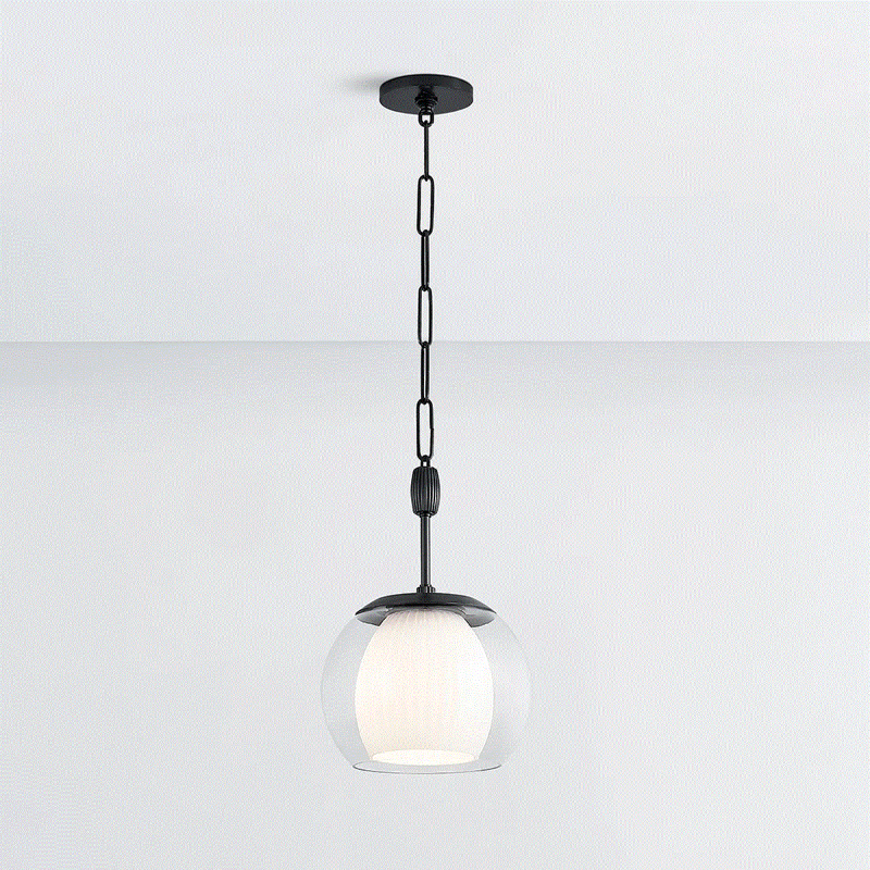 Hudson Valley 7310 Clementon 1-lt 11" Pendant - Distressed Bronze