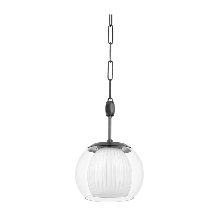 Hudson Valley 7310 Clementon 1-lt 11" Pendant - Distressed Bronze