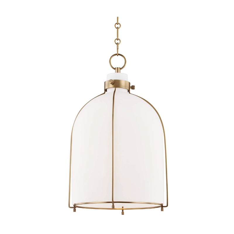 Hudson Valley 7314 Eldridge 1-lt 20" Pendant-Aged Brass