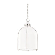 Hudson Valley 7314 Eldridge 1-lt 20" Pendant-Polished Nickel