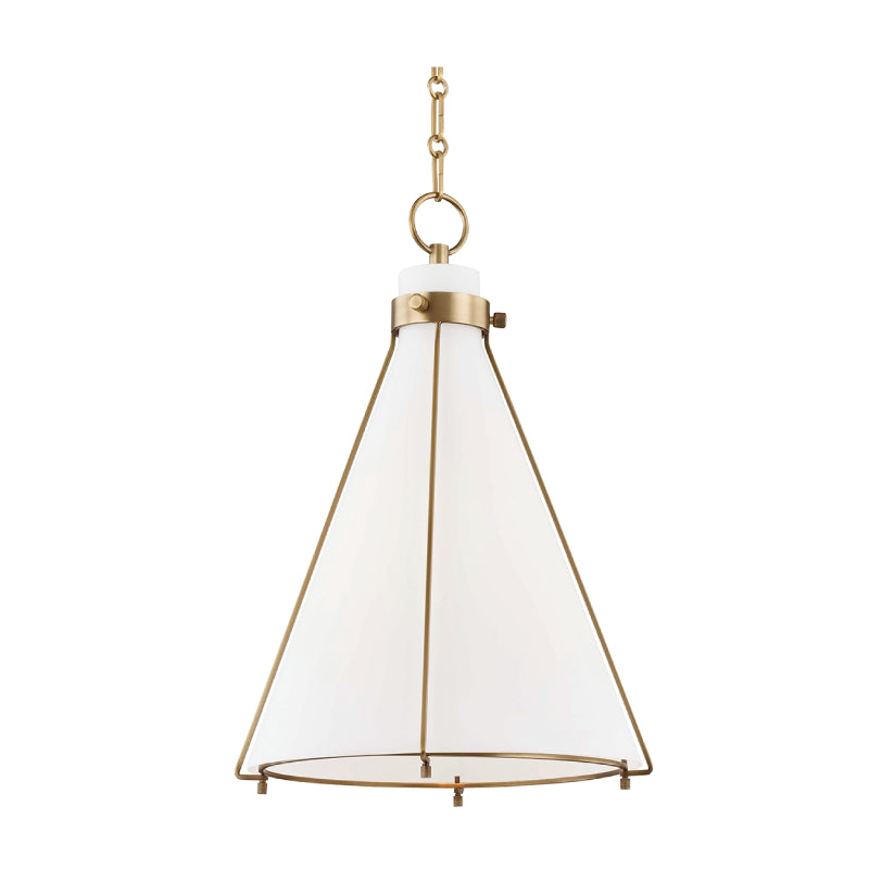 Hudson Valley 7316 Eldridge 1-lt 16" Pendant-Aged Brass