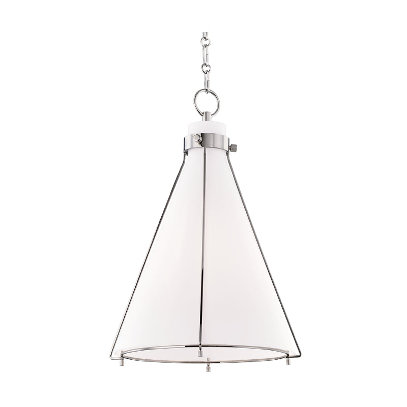 Hudson Valley 7316 Eldridge 1-lt 16" Pendant-Polished Nickel