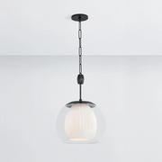 Hudson Valley 7317 Clementon 1-lt 17" Pendant - Distressed Bronze