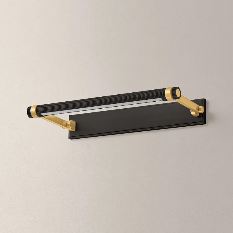 Hudson Valley 7318 Duell 1-lt 18" LED Picture Light - Aged Brass/Distressed Bronze