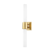 Hudson Valley 7332 Hogan 2-lt 25" Wall Sconce-Aged Brass