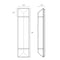 Sonneman 7333 Triform 24" Tall LED Wall Sconce