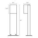 Sonneman 7341 Box 16" Tall LED Bollard
