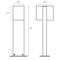 Sonneman 7345 Box 16" Tall LED Double Bollard
