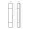 Sonneman 7352 Box Column 22" Tall LED Wall Sconce