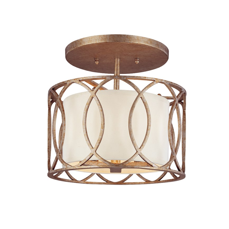 Troy C1283 Sausalito 3-lt 12" Semi-Flush