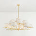 Hudson Valley 7413 Durland 13-lt 55" LED Chandelier