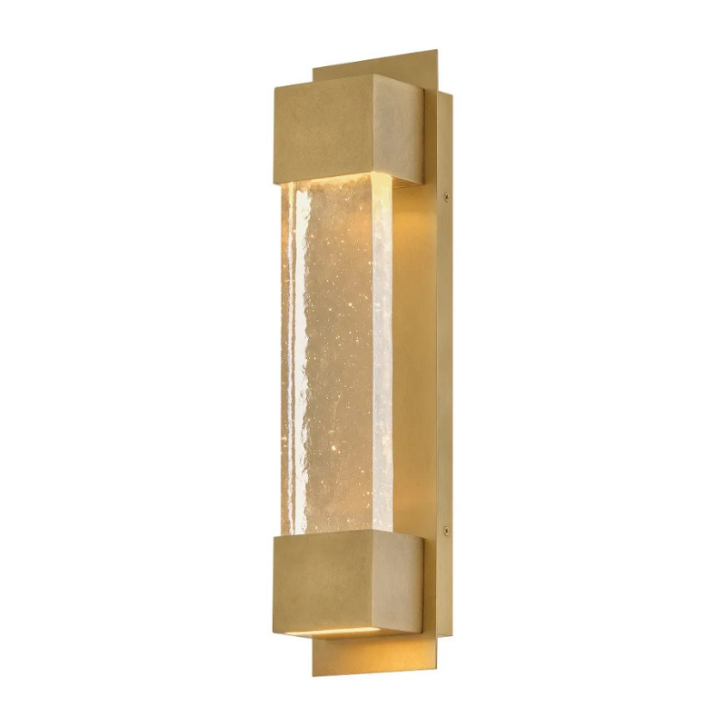 Hinkley 10594 Rune 1-lt 20" Tall LED Outdoor Wall Mount - Heritage Brass