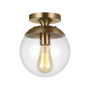 Visual Comfort 7501801 Leo 1-lt 8" Semi Flush Mount - Satin Brass