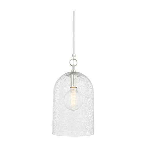 Hudson Valley 7510 Belleville 1-lt 10" Pendant-Polished Nickel