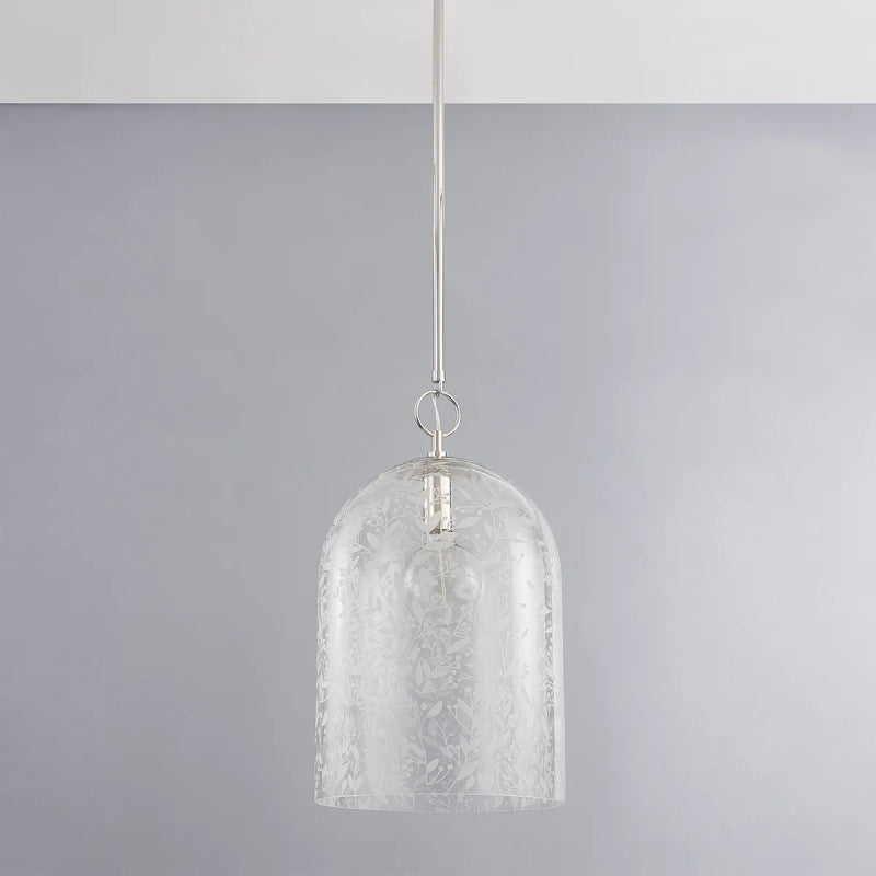 Hudson Valley 7514 Belleville 1-lt 14" Pendant-Polished Nickel