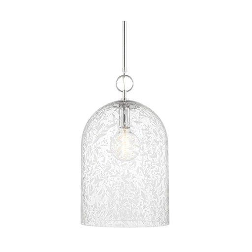 Hudson Valley 7514 Belleville 1-lt 14" Pendant-Polished Nickel