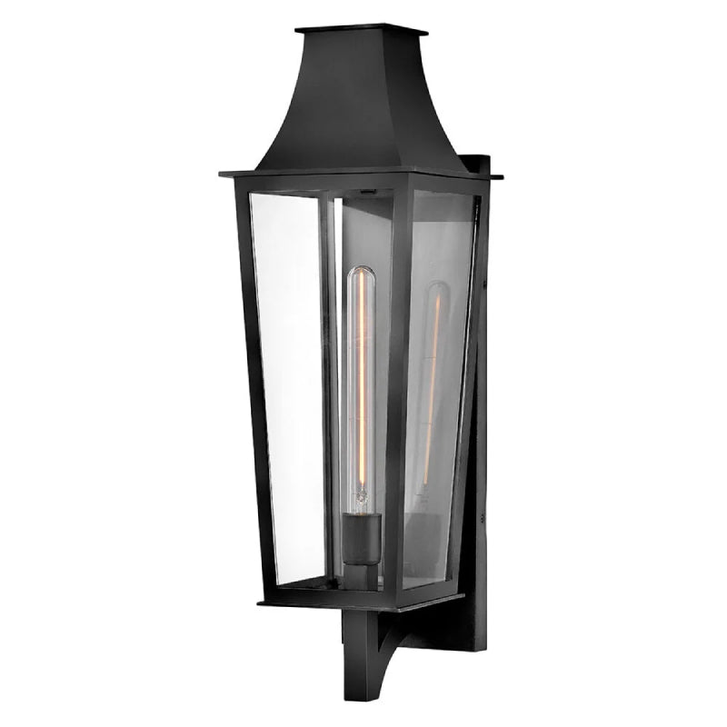 Hinkley 28895 Georgetown 1-lt 27" Tall LED Outdoor Wall Lantern - Black
