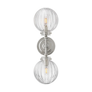 Hinkley 57412 Helene 2-lt 20" Tall LED Wall Sconce - Polished Nickel