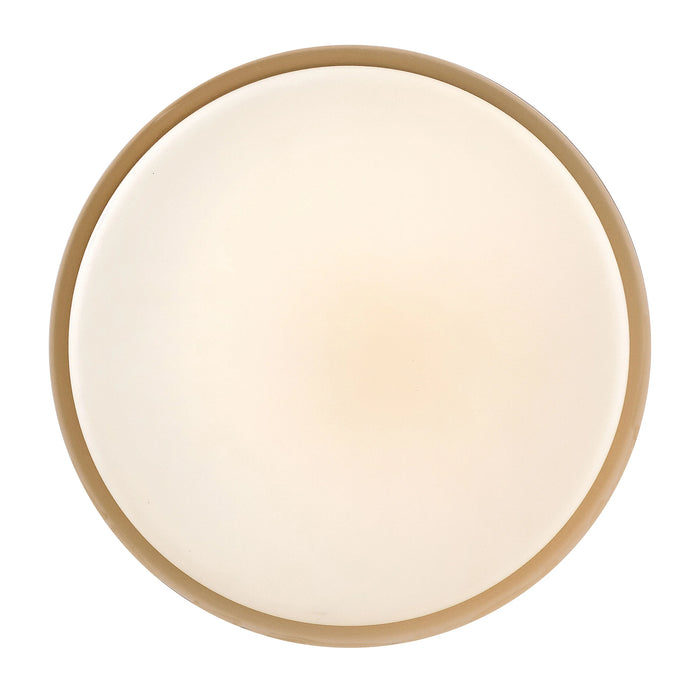 Hinkley 30072 Cedric 2-lt 13" LED Semi-Flush Mount - Lacquered Brass