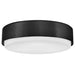 Hinkley 30075 Cedric 3-lt 18" LED Flush Mount - Black
