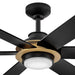 Hinkley 906964 Andros 64" Indoor/Outdoor Smart Ceiling Fan with LED Light Kit - Matte Black