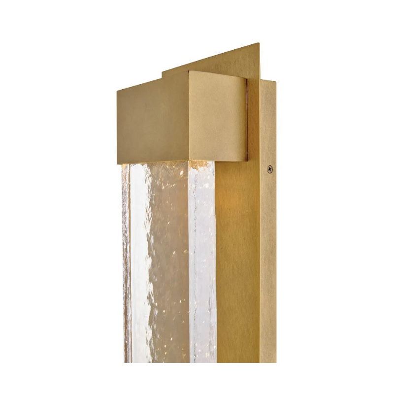 Hinkley 10599 Rune 1-lt 30" Tall LED Outdoor Wall Sconce - Heritage Brass