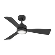 Hinkley 905744 Iver 44" Outdoor Smart Ceiling Fan with LED Light Kit - Matte Black
