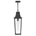 Hinkley 28892 Georgetown 1-lt 9" LED Hanging Lantern - Black