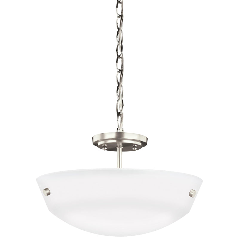 Generation 7715202EN3 Kerrville 2-lt 15" LED Semi Flush Mount
